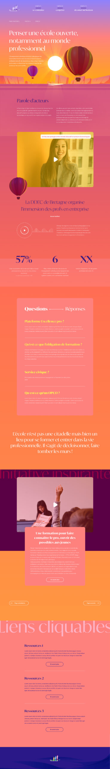 Page 6 _ Penser une école ouverte, notamment au monde professionnel